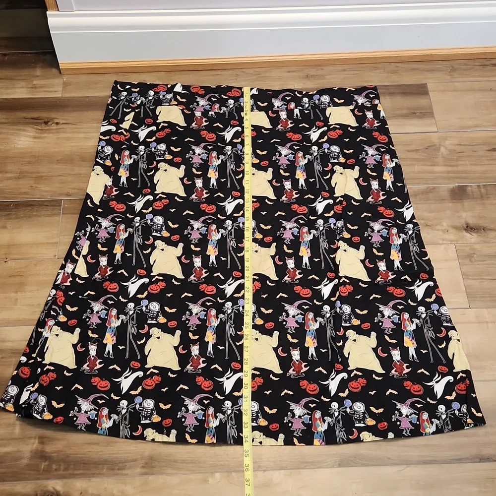 Handmade Nightmare Before Christmas themed skirt plus sized see measurements - Picture 2 of 9